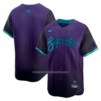 Camiseta Beisbol Hombre Arizona Diamondbacks 2025 City Connect Limited Violeta