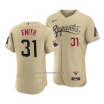Camiseta Beisbol Hombre Arizona Diamondbacks Caleb Smith 2021 City Connect Autentico Oro Camiseta Beisbol Hombre Arizona Diamondbacks Caleb Smith 2021 City Connect Autentico Oro