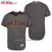 Camiseta Beisbol Hombre Arizona Diamondbacks Gris Negro Flex Base