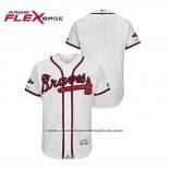 Camiseta Beisbol Hombre Atlanta Braves 2019 Postemporada Flex Base Blanco