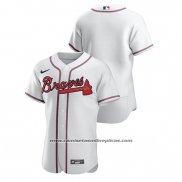 Camiseta Beisbol Hombre Atlanta Braves Autentico Blanco