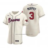 Camiseta Beisbol Hombre Atlanta Braves Dale Murphy Autentico 2020 Alterno Crema