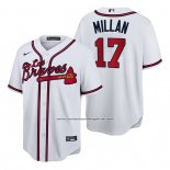 Camiseta Beisbol Hombre Atlanta Braves Felix Millan Hispanic Heritage Blanco