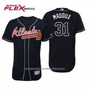Camiseta Beisbol Hombre Atlanta Braves Greg Maddux Flex Base Autentico Collezione Alterno 2019 Azul