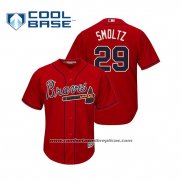 Camiseta Beisbol Hombre Atlanta Braves John Smoltz Cool Base Alterno 2019 Rojo