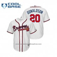 Camiseta Beisbol Hombre Atlanta Braves Josh Donaldson Cool Base Primera Blanco