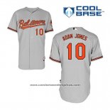 Camiseta Beisbol Hombre Baltimore Orioles 10 Adam Jones Gris Cool Base