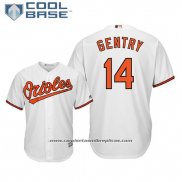 Camiseta Beisbol Hombre Baltimore Orioles Craig Gentry Cool Base Primera Blanco