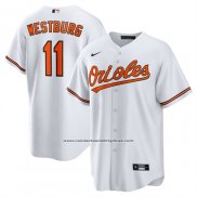 Camiseta Beisbol Hombre Baltimore Orioles Jordan Westburg Primera Replica Blanco