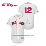 Camiseta Beisbol Hombre Boston Red Sox Brock Holt Flex Base Blanco