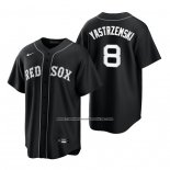Camiseta Beisbol Hombre Boston Red Sox Carl Yastrzemski Replica 2021 Negro