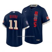 Camiseta Beisbol Hombre Boston Red Sox Rafael Devers 2021 All Star Replica Azul