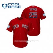 Camiseta Beisbol Hombre Boston Red Sox Steve Pearce Cool Base Entrenamiento de Primavera 2019 Rojo