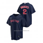 Camiseta Beisbol Hombre Boston Red Sox Xander Bogaerts Replica Alterno Azul