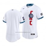 Camiseta Beisbol Hombre Chicago Cubs 2021 All Star Autentico Blanco