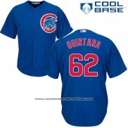 Camiseta Beisbol Hombre Chicago Cubs 62 Jose Quintana Cool Base