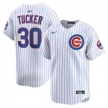 Camiseta Beisbol Hombre Chicago Cubs Kyle Tucker Alterno Limited Blanco