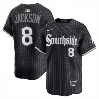 Camiseta Beisbol Hombre Chicago White Sox Bo Jackson City Connect Limited Negro