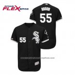 Camiseta Beisbol Hombre Chicago White Sox Carlos Rodon Flex Base Negro