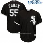Camiseta Beisbol Hombre Chicago White Sox Carlos Rodon Negro Cool Base