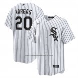 Camiseta Beisbol Hombre Chicago White Sox Miguel Vargas Primera Replica Blanco