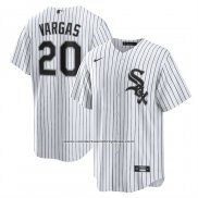 Camiseta Beisbol Hombre Chicago White Sox Miguel Vargas Primera Replica Blanco