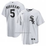 Camiseta Beisbol Hombre Chicago White Sox Munetaka Murakami Primera Replica Blanco