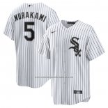 Camiseta Beisbol Hombre Chicago White Sox Munetaka Murakami Primera Replica Blanco
