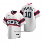 Camiseta Beisbol Hombre Chicago White Sox Yoan Moncada Cooperstown Collection Primera Blanco