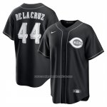 Camiseta Beisbol Hombre Cincinnati Reds Elly De La Cruz Lights Out Replica Negro