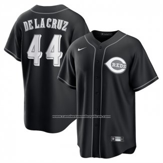 Camiseta Beisbol Hombre Cincinnati Reds Elly De La Cruz Lights Out Replica Negro