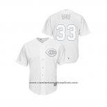 Camiseta Beisbol Hombre Cincinnati Reds Jesse Winker 2019 Players Weekend Bird Replica Blanco