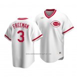 Camiseta Beisbol Hombre Cincinnati Reds Mike Freeman Cooperstown Collection Primera Blanco