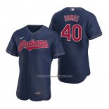 Camiseta Beisbol Hombre Cleveland Indians Wilson Ramos Autentico Azul