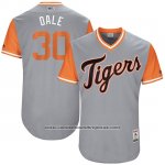 Camiseta Beisbol Hombre Detroit Tigers 2017 Little League World Series Alex Wilson Gris Camiseta Beisbol Hombre Detroit Tigers 2017 Little League World Series Alex Wilson Gris