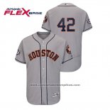 Camiseta Beisbol Hombre Houston Astros 2019 Jackie Robinson Day Flex Base Gris