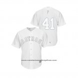 Camiseta Beisbol Hombre Houston Astros Brad Peacock 2019 Players Weekend P Replica Blanco