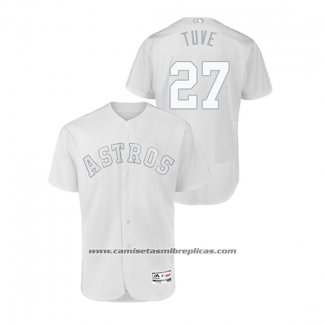 Camiseta Beisbol Hombre Houston Astros Jose Altuve 2019 Players Weekend Autentico Blanco