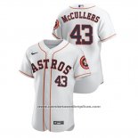 Camiseta Beisbol Hombre Houston Astros Lance Mccullers Autentico Blanco