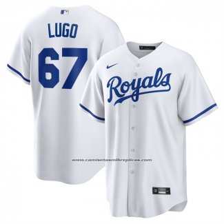 Camiseta Beisbol Hombre Kansas City Royals Seth Lugo Primera Replica Blanco