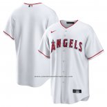 Camiseta Beisbol Hombre Los Angeles Angels Primera Blank Replica Blanco