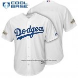 Camiseta Beisbol Hombre Los Angeles Dodgers 2017 Blanco Cool Base