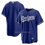 Camiseta Beisbol Hombre Los Angeles Dodgers Alterno Replica Azul