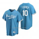 Camiseta Beisbol Hombre Los Angeles Dodgers Justin Turner Cooperstown Collection Alterno Azul