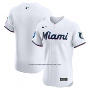 Camiseta Beisbol Hombre Miami Marlins Elite Primera Blanco