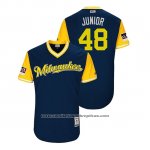 Camiseta Beisbol Hombre Milwaukee Brewers Joakim Soria 2018 LLWS Players Weekend Junior Azul