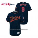 Camiseta Beisbol Hombre Minnesota Twins Marwin Gonzalez 150th Aniversario Patch Autentico Flex Base Azul