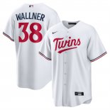 Camiseta Beisbol Hombre Minnesota Twins Matt Wallner Primera Replica Blanco