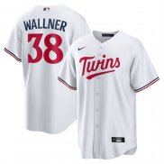 Camiseta Beisbol Hombre Minnesota Twins Matt Wallner Primera Replica Blanco