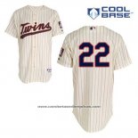 Camiseta Beisbol Hombre Minnesota Twins Miguel Sano 22 Crema Alterno Cool Base